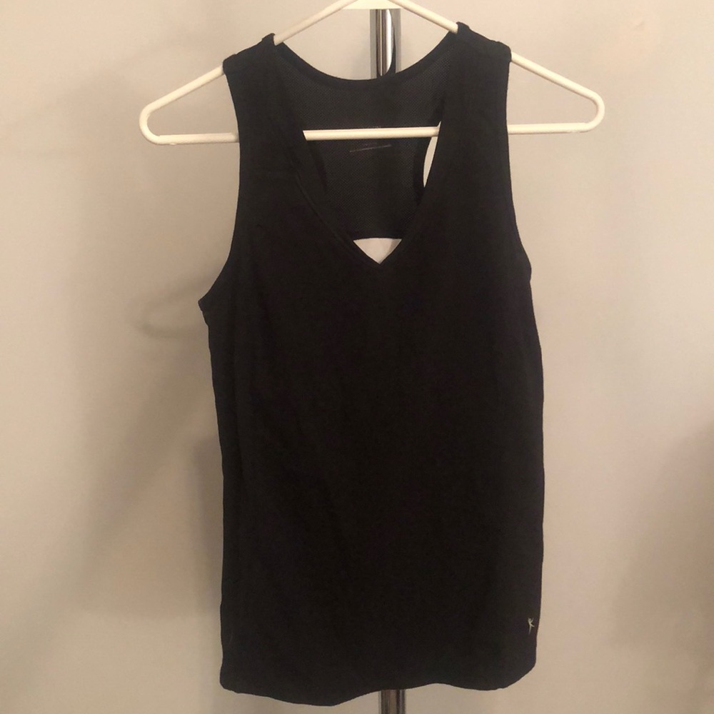 Black Athletic Racerback Top